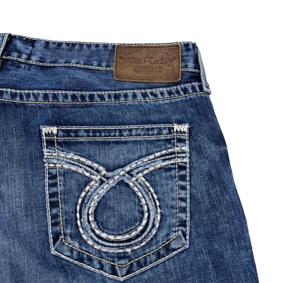 Big Star Pioneer Jean Men's Distressed Denim Pants Signature S Pocket, Size 42R - Picture 6 of 13